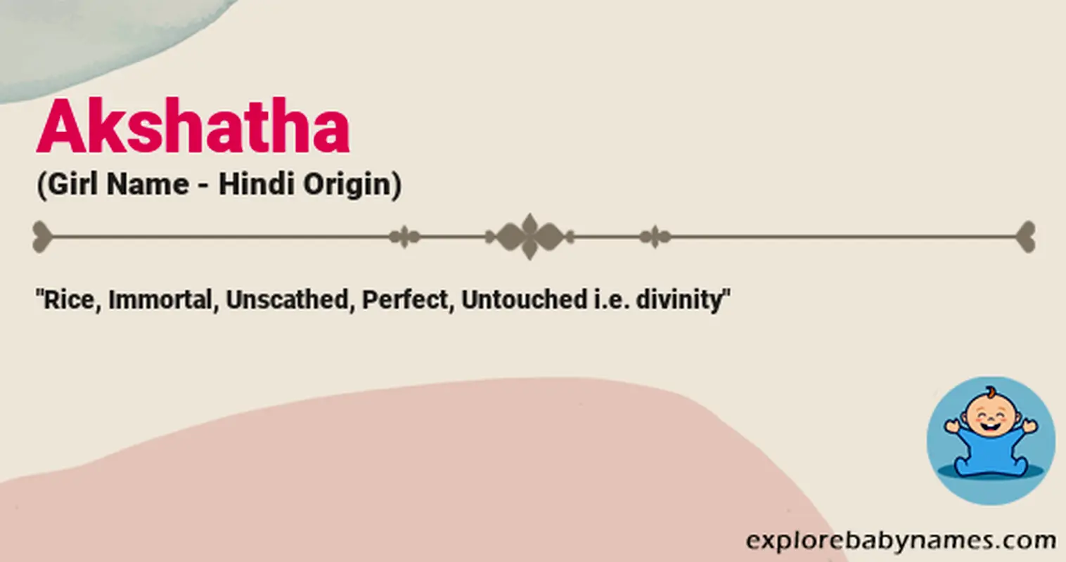 Meaning of Akshatha