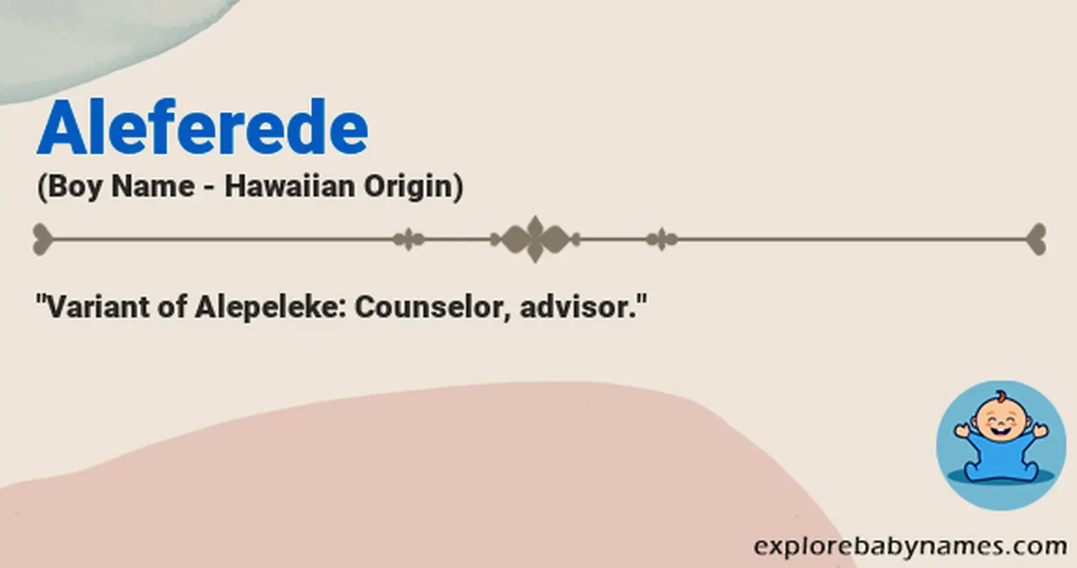 Meaning of Aleferede