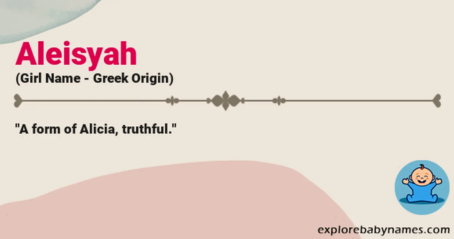 Meaning of Aleisyah