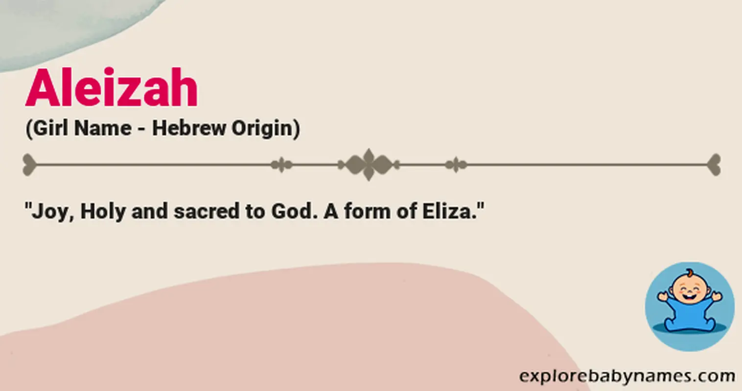 Meaning of Aleizah