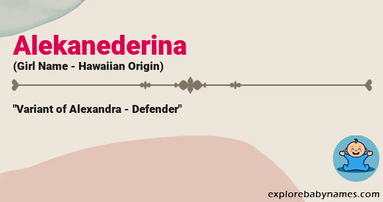 Meaning of Alekanederina