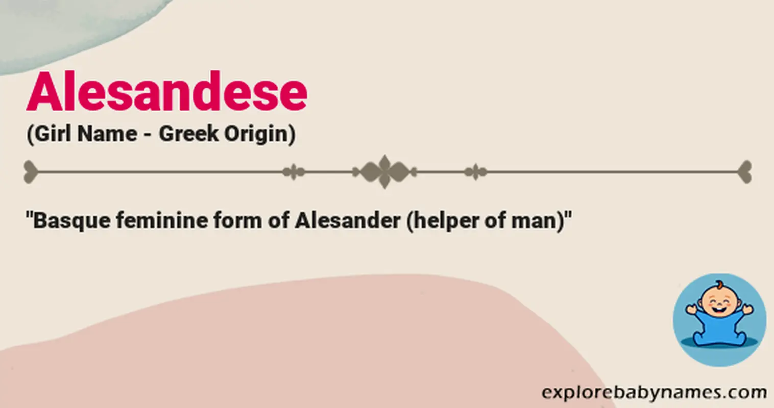 Meaning of Alesandese