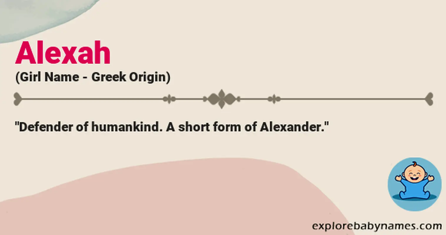 Meaning of Alexah