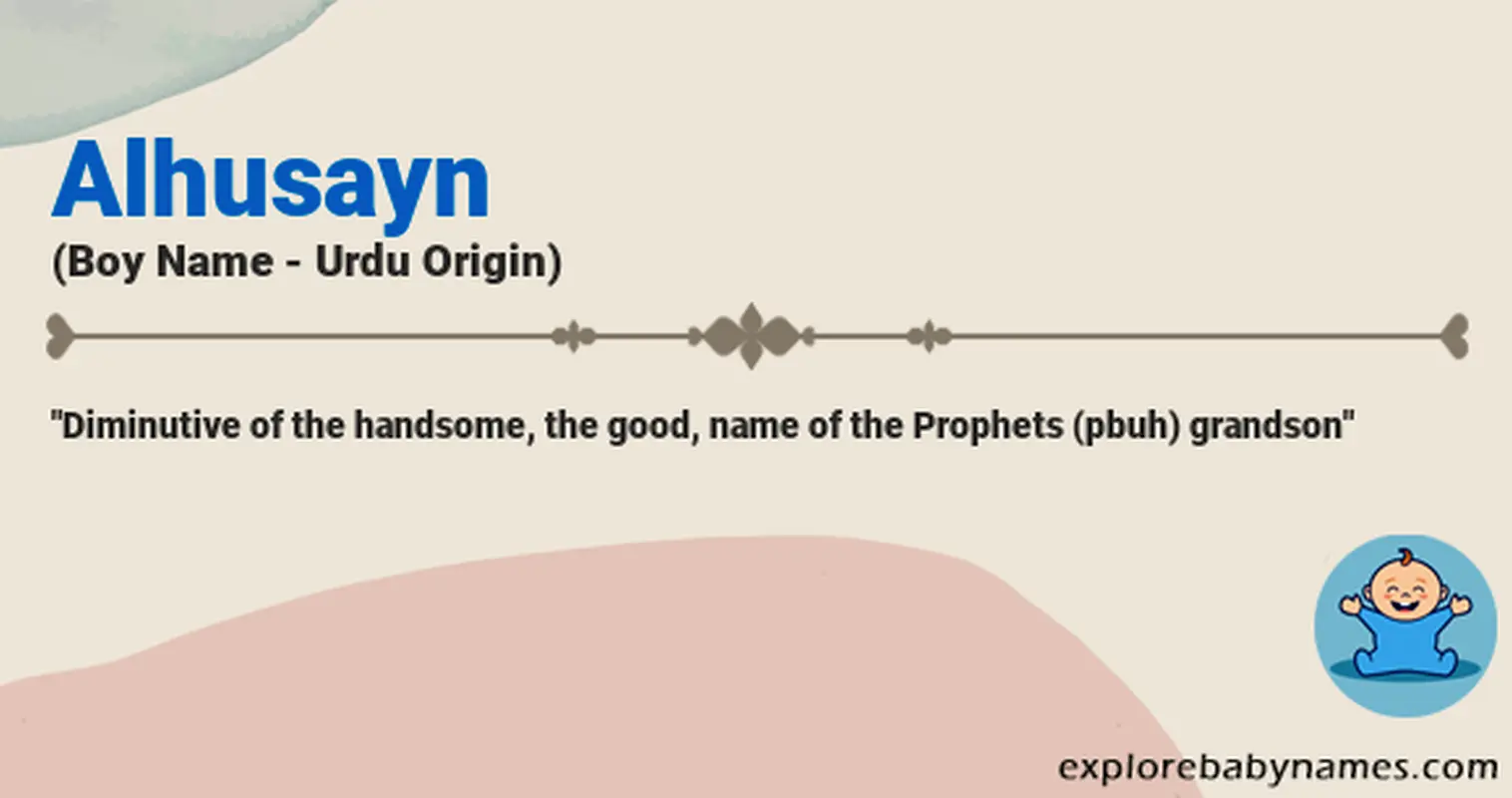 Meaning of Alhusayn