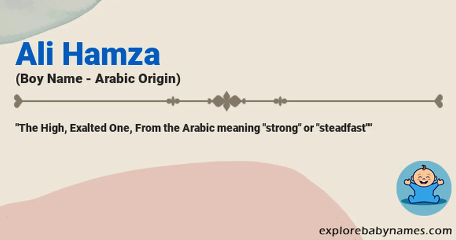 Meaning of Ali Hamza