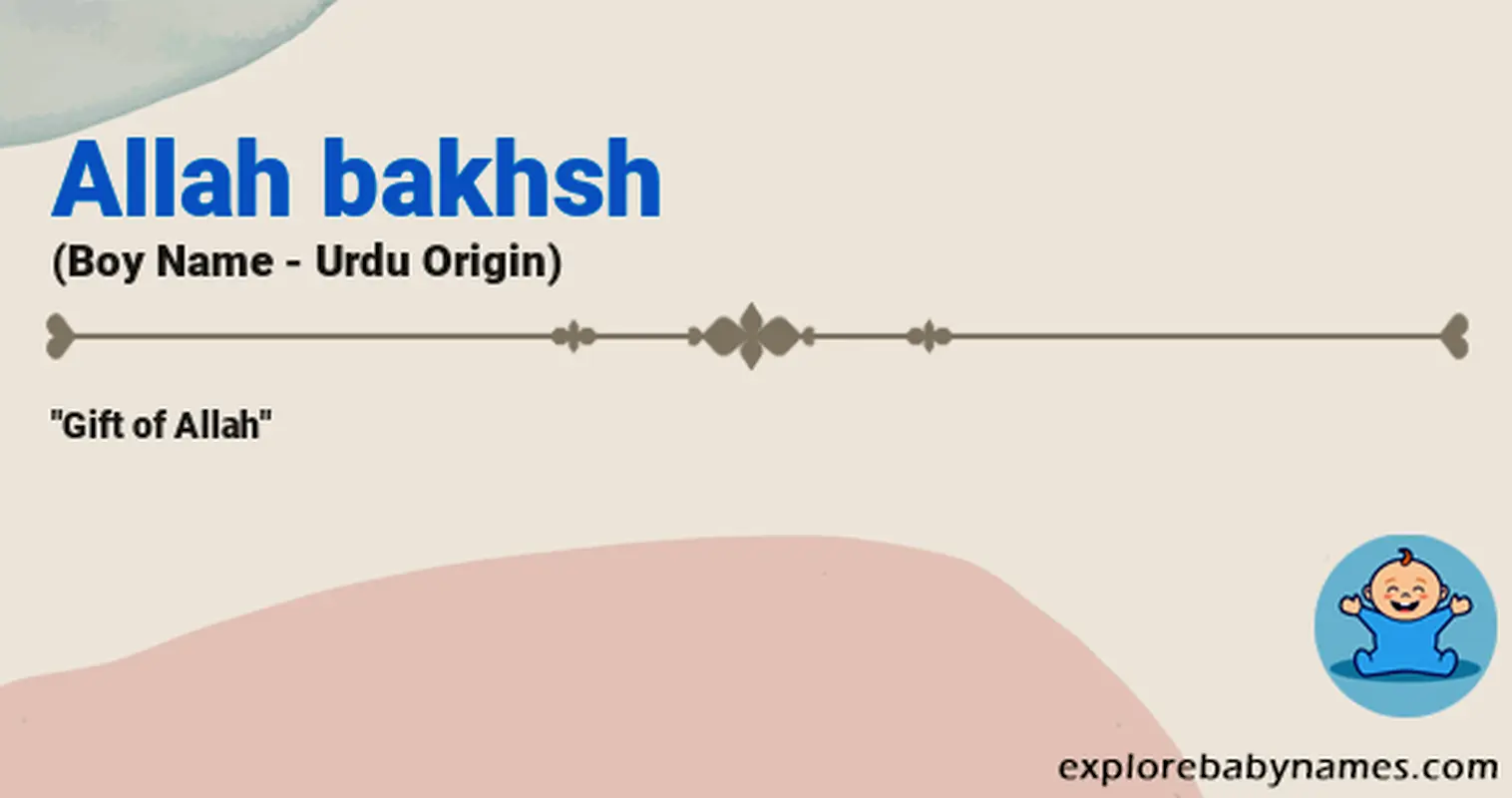 Meaning of Allah bakhsh