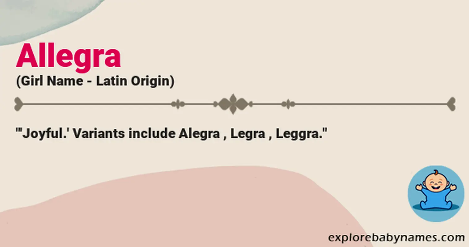 Meaning of Allegra