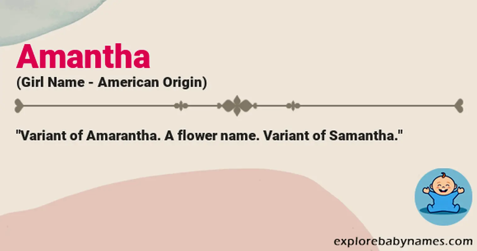 Meaning of Amantha