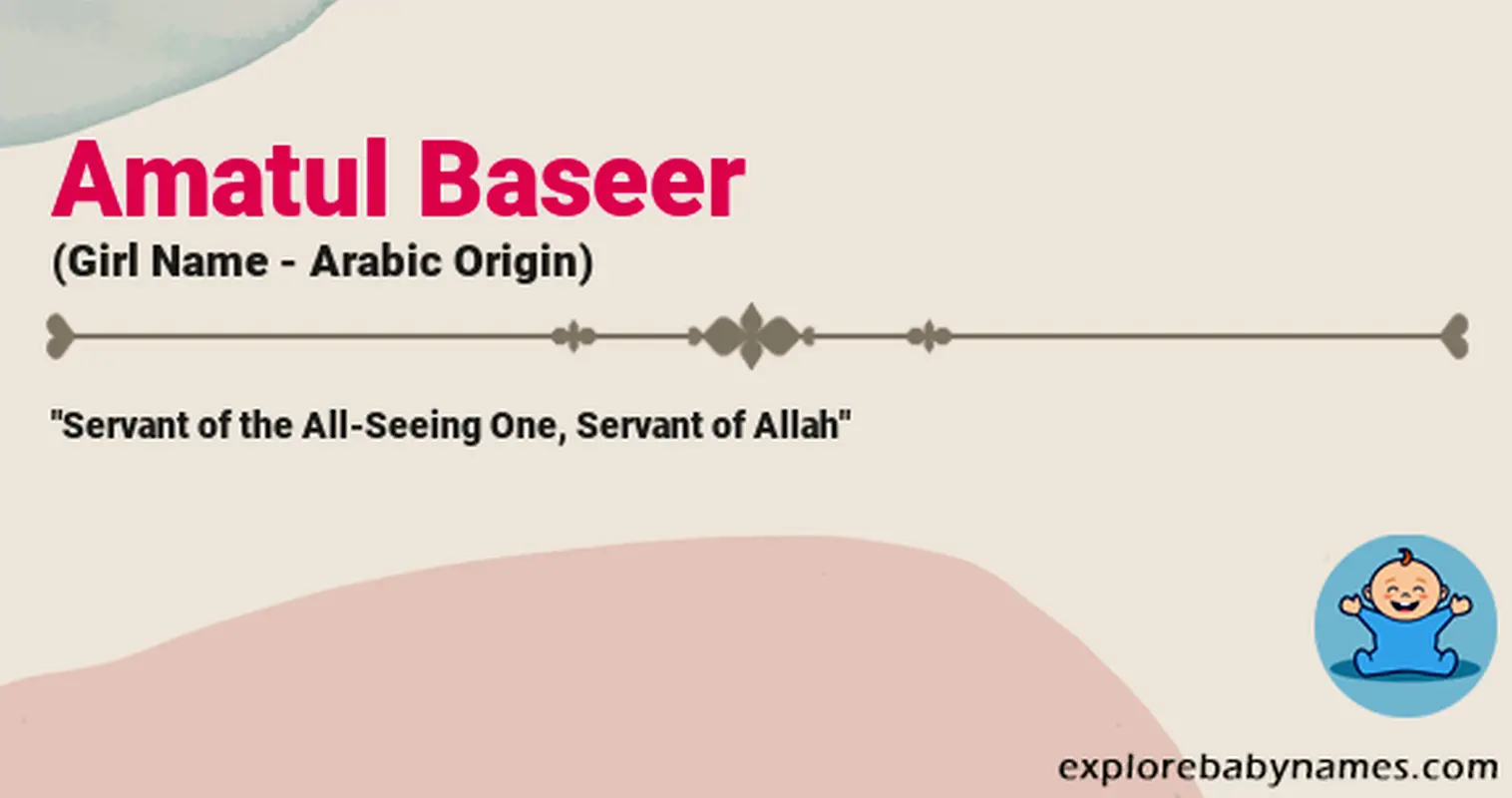 Meaning of Amatul Baseer