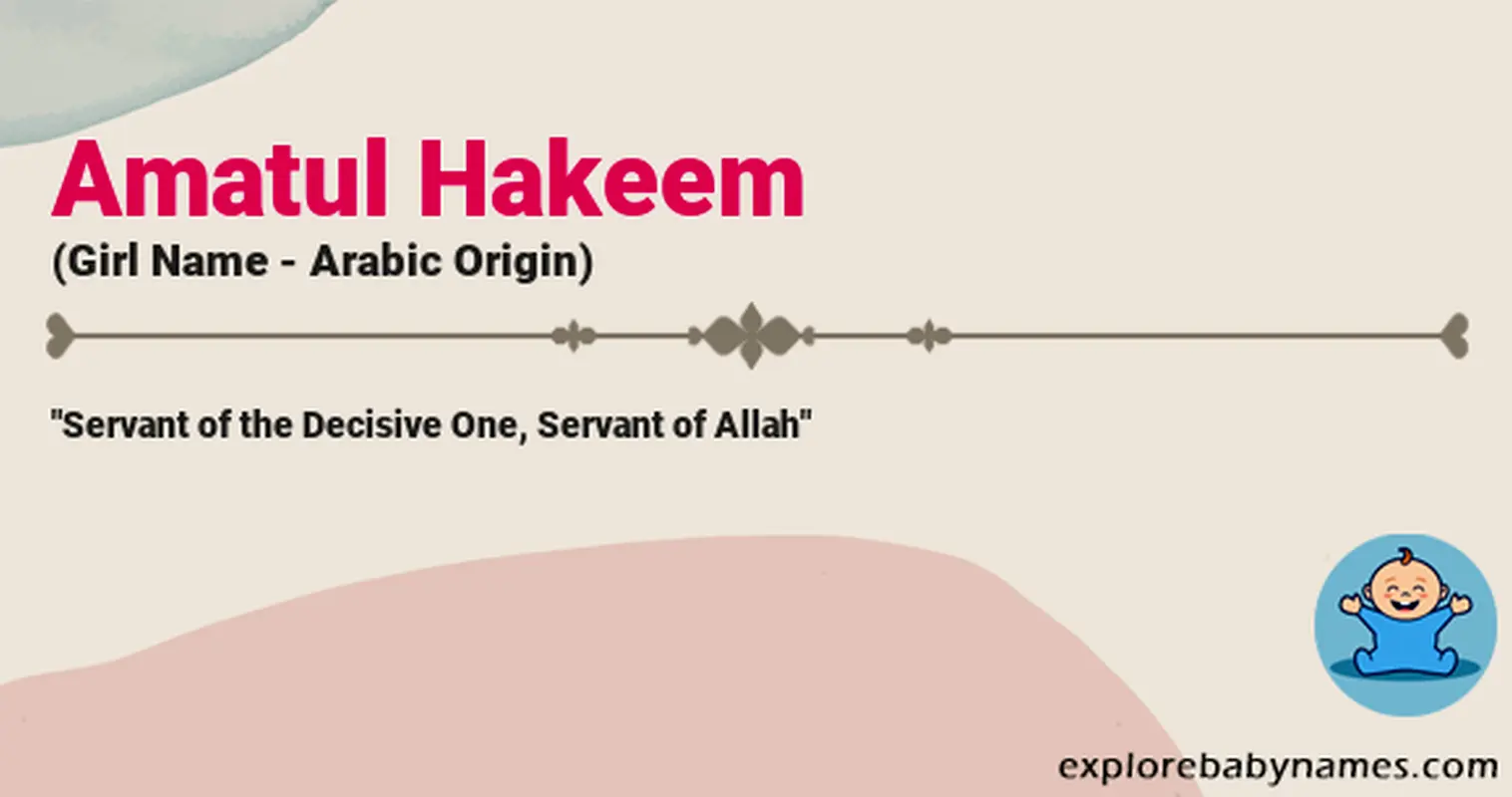 Meaning of Amatul Hakeem