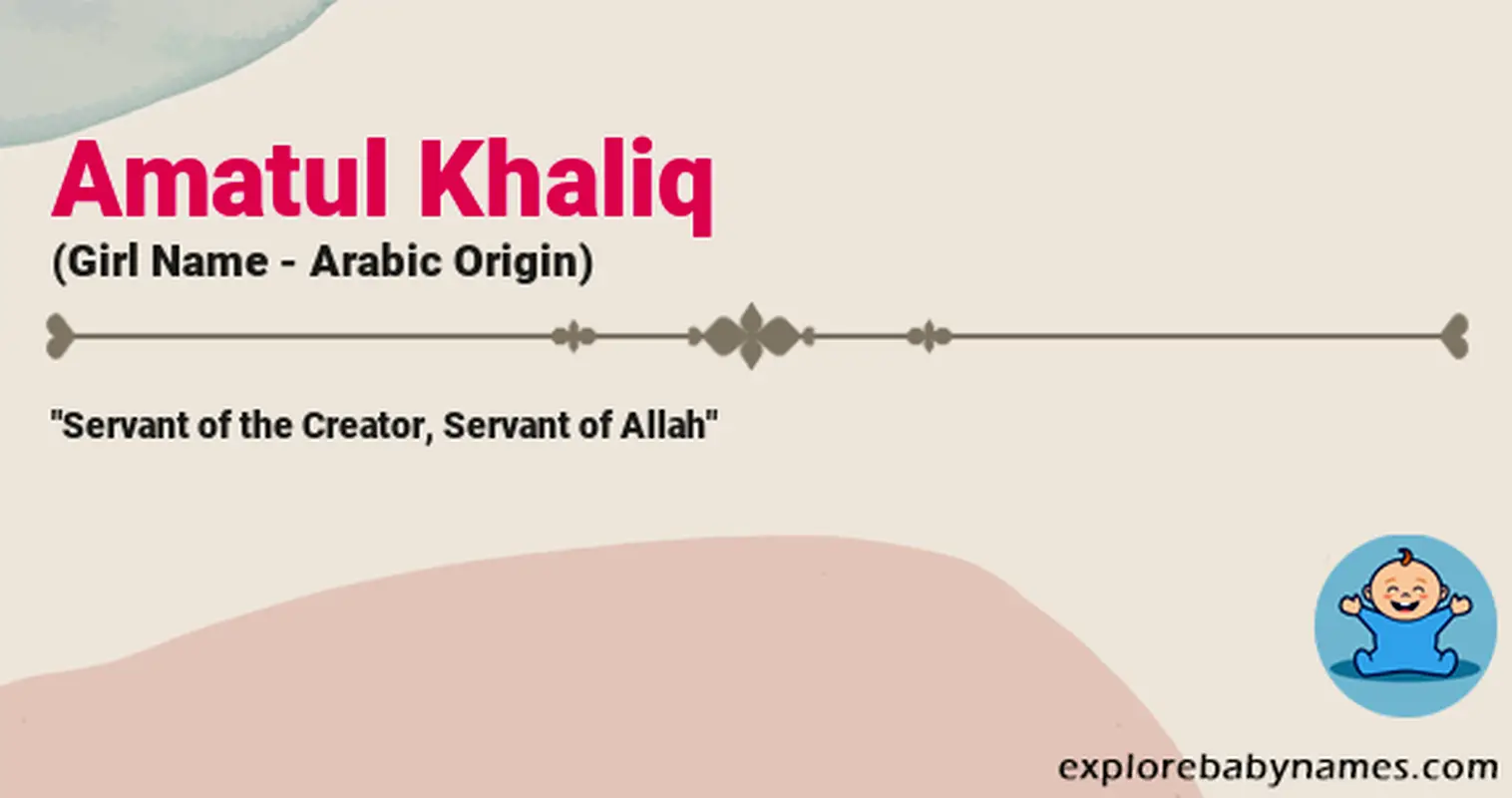 Meaning of Amatul Khaliq