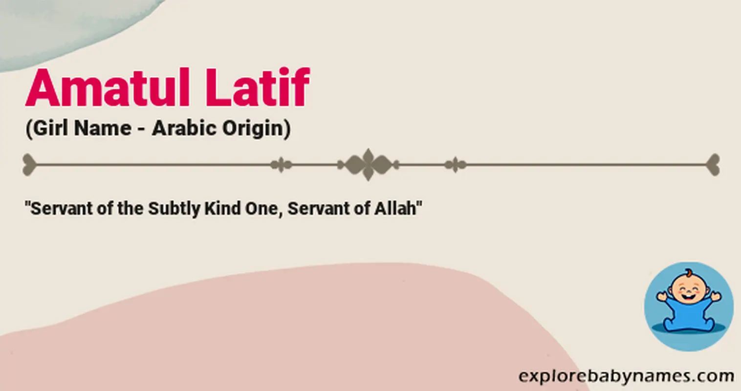 Meaning of Amatul Latif