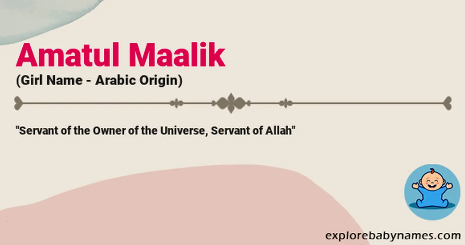 Meaning of Amatul Maalik