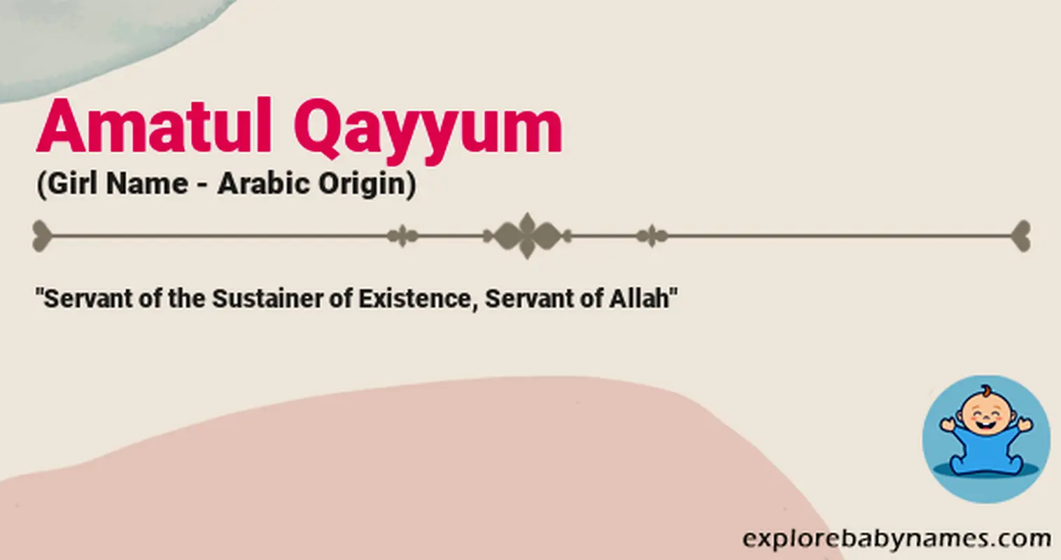 Meaning of Amatul Qayyum