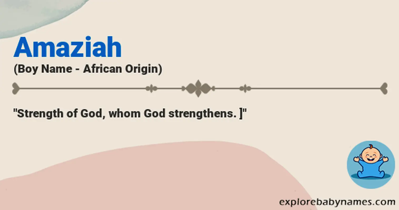 Meaning of Amaziah