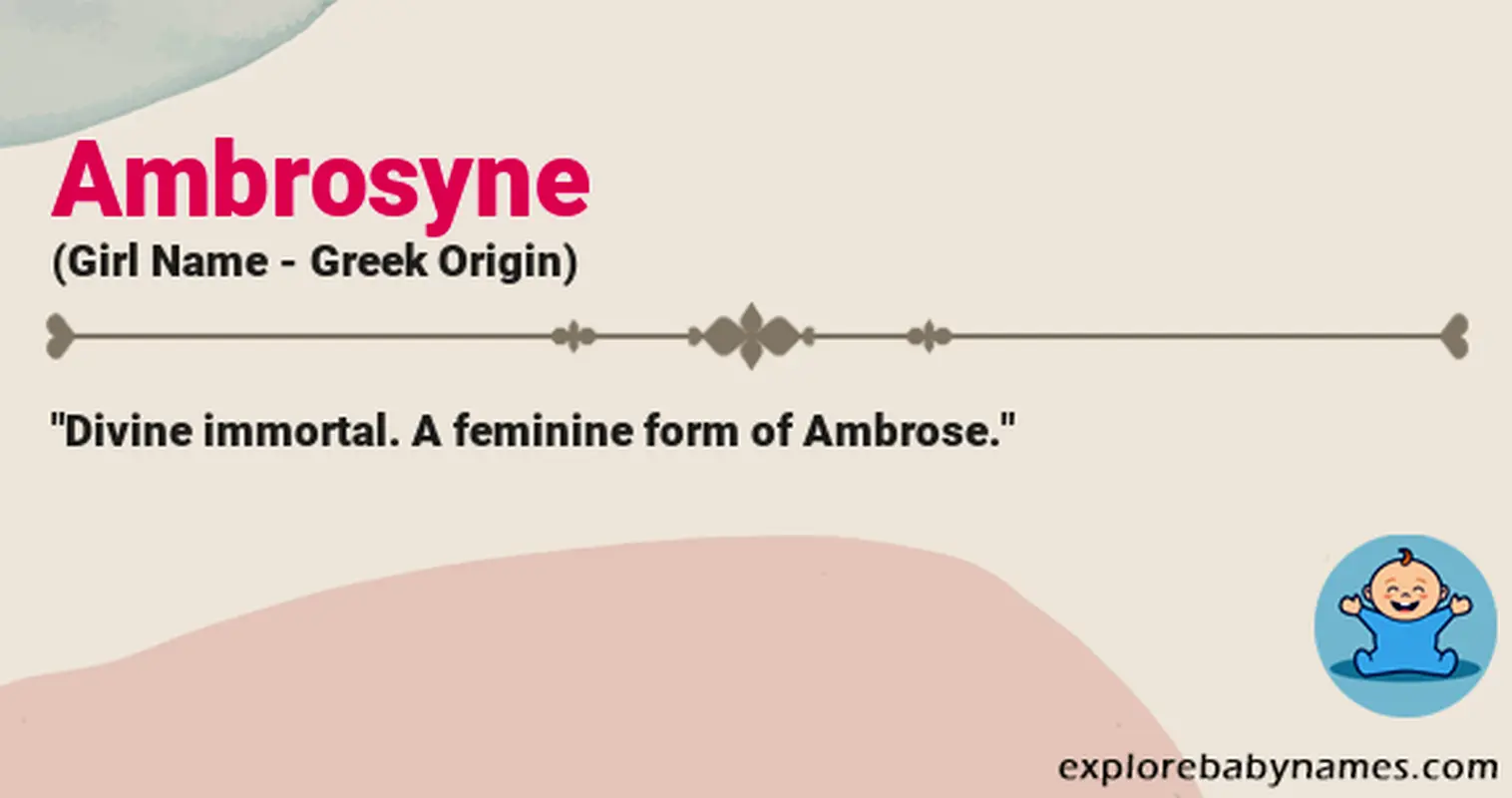 Meaning of Ambrosyne