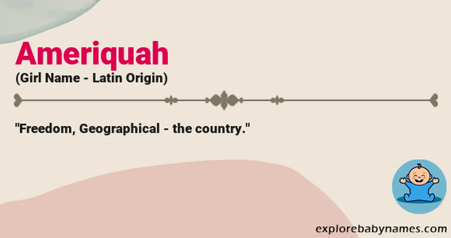 Meaning of Ameriquah