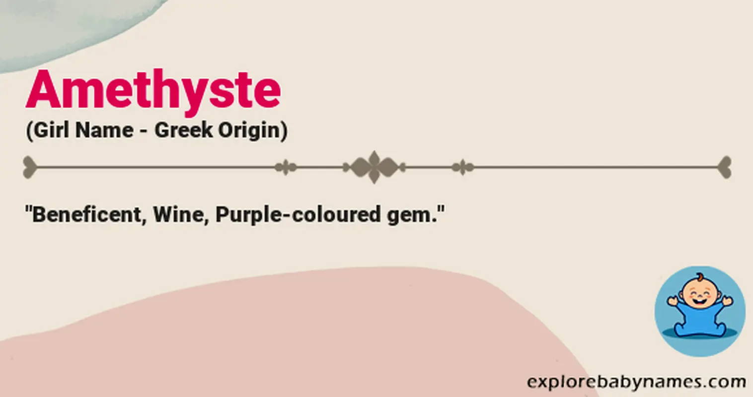 Meaning of Amethyste