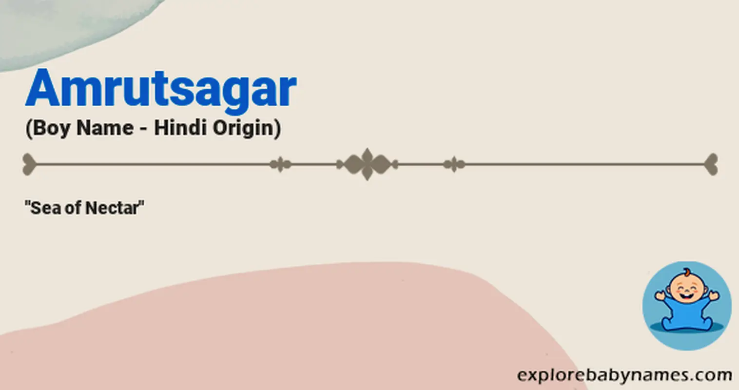 Meaning of Amrutsagar