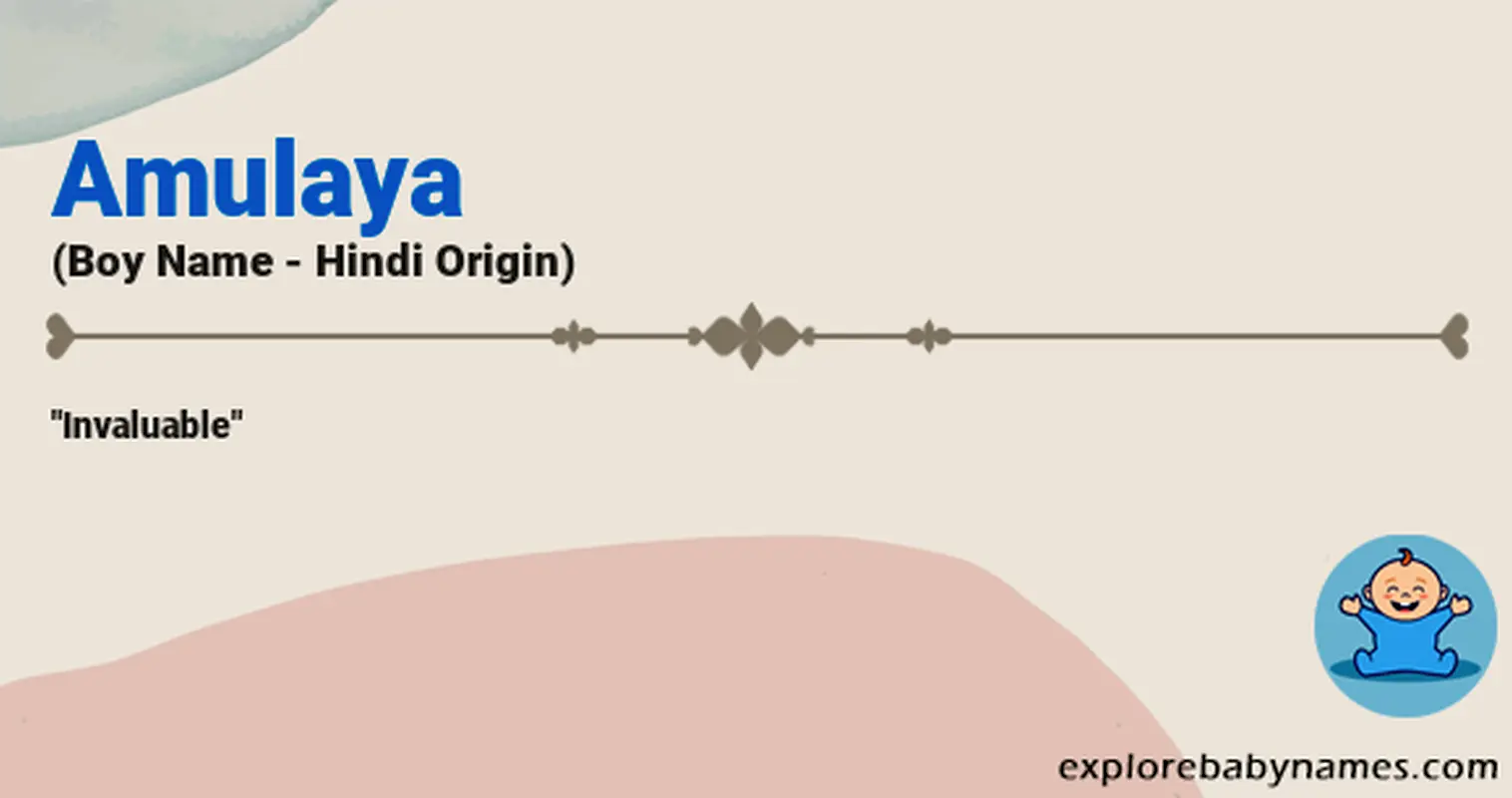 Meaning of Amulaya