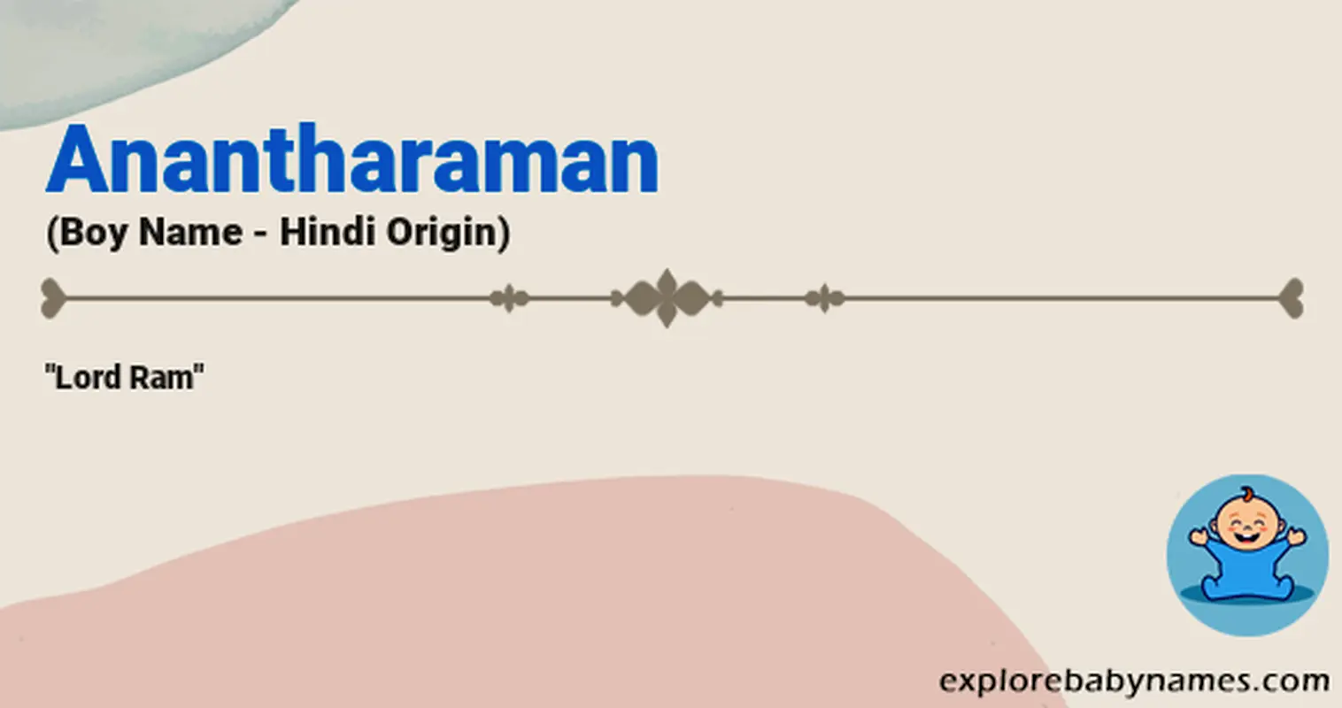 Meaning of Anantharaman