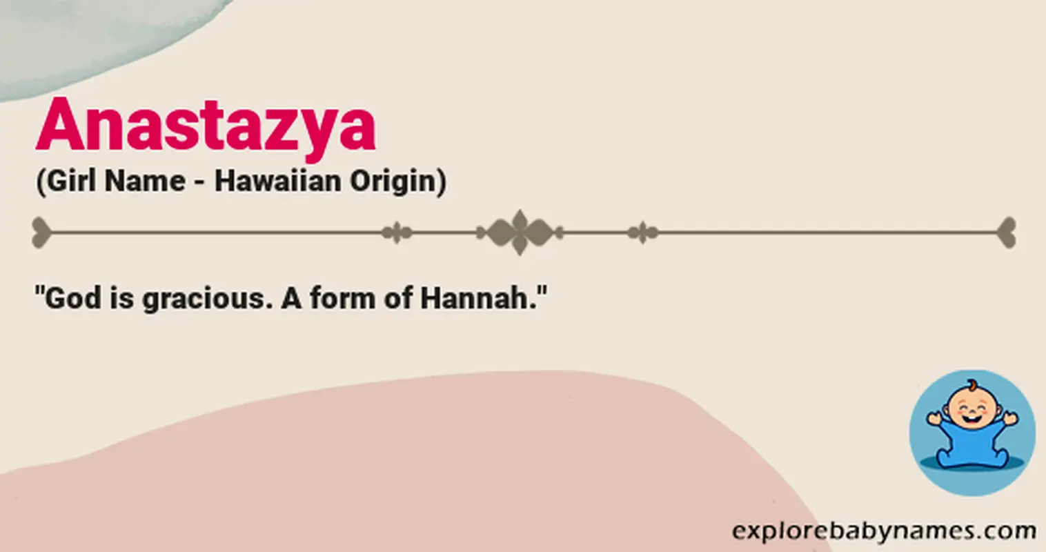Meaning of Anastazya