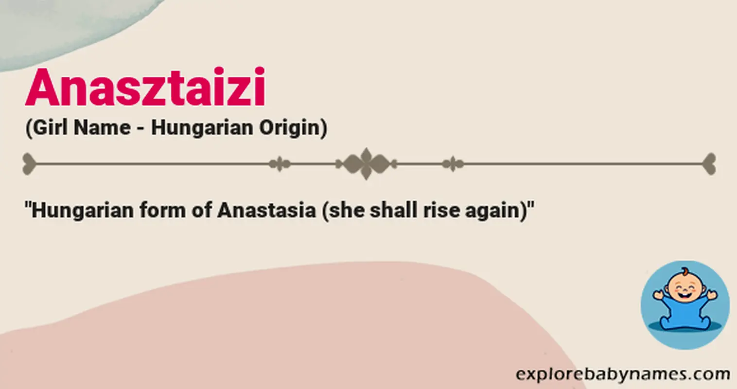 Meaning of Anasztaizi