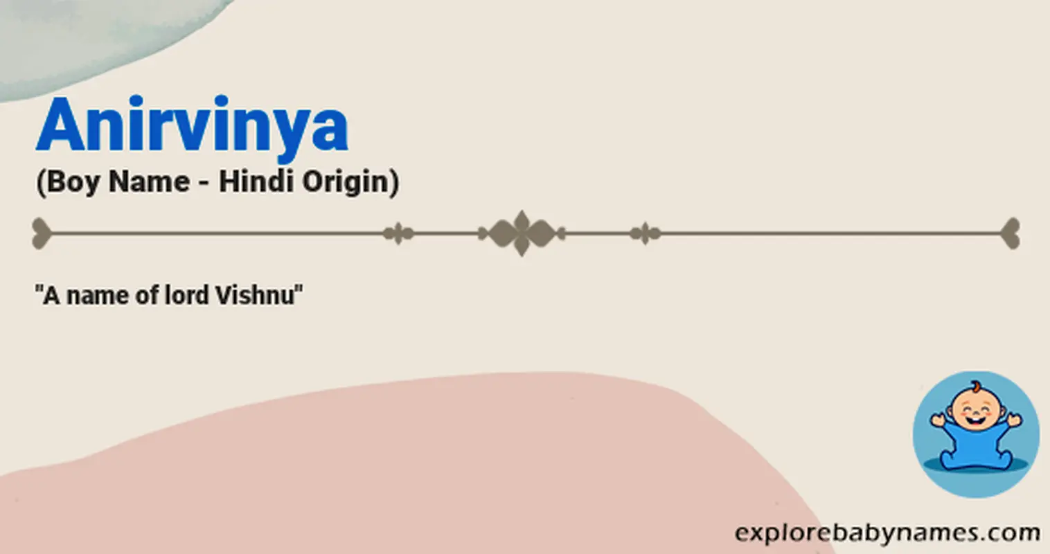 Meaning of Anirvinya