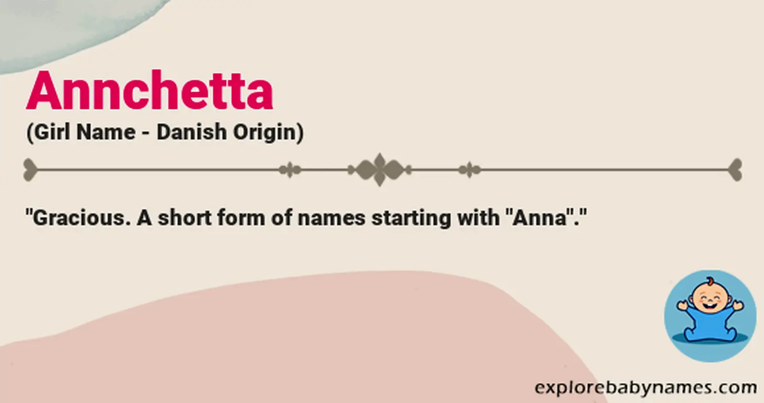 Meaning of Annchetta