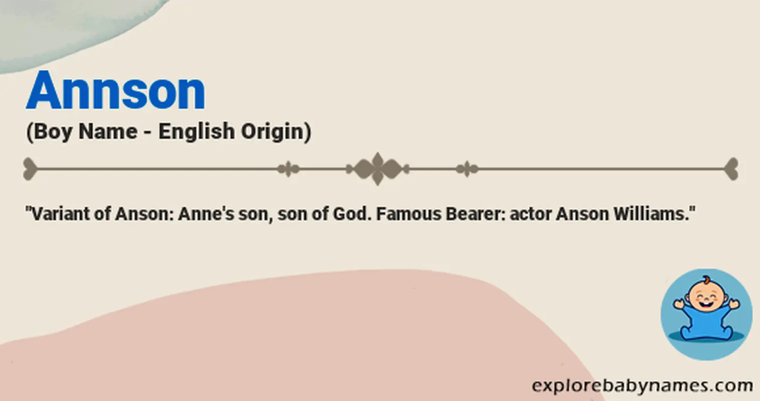 Meaning of Annson
