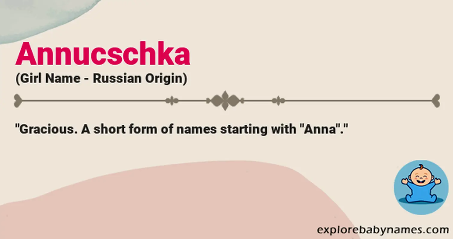 Meaning of Annucschka