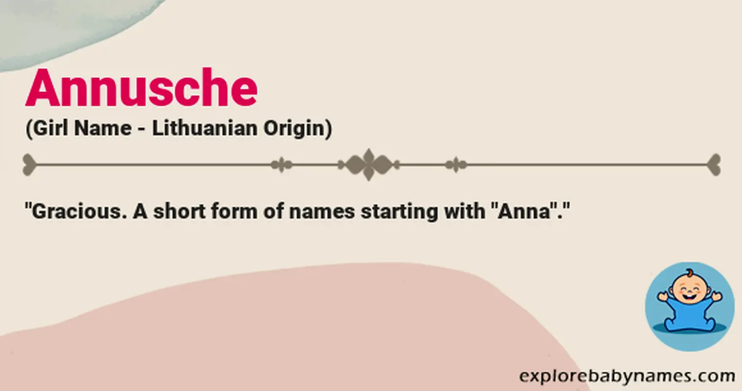Meaning of Annusche