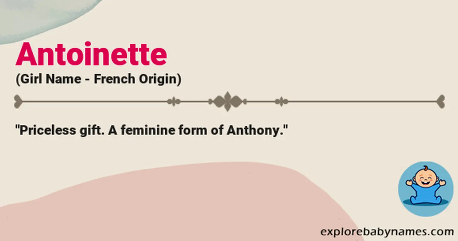 Meaning of Antoinette