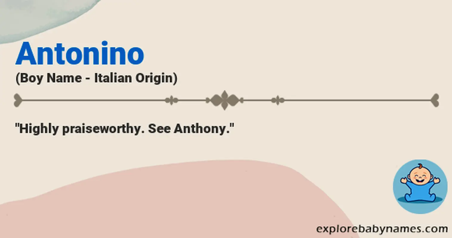 Meaning of Antonino