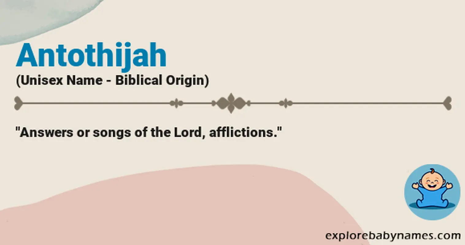 Meaning of Antothijah