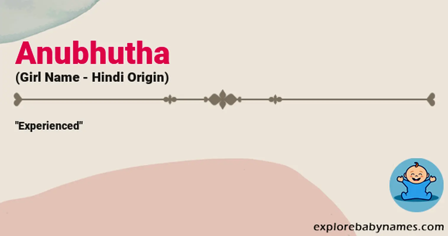 Meaning of Anubhutha