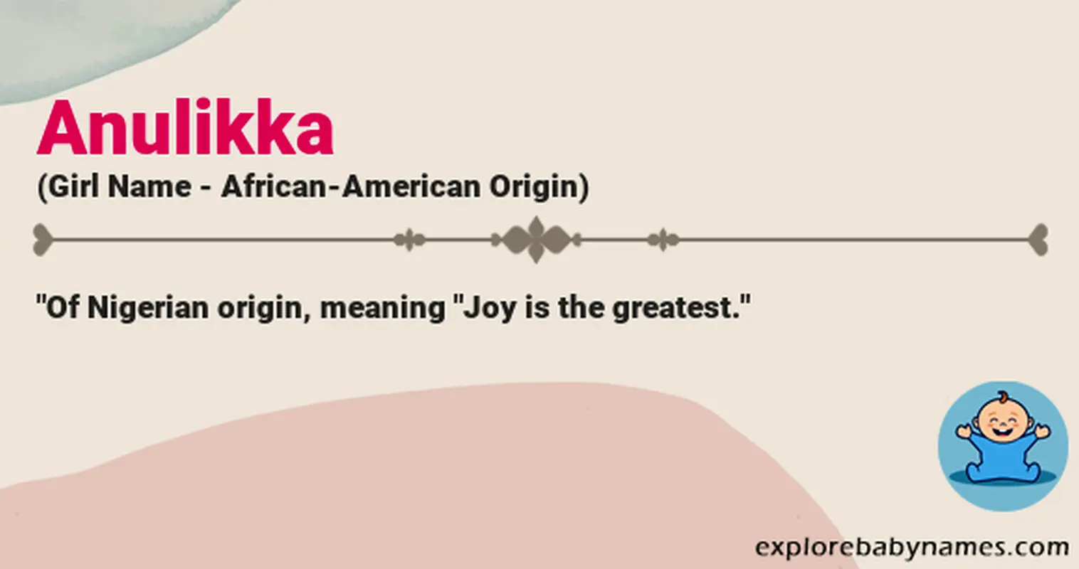 Meaning of Anulikka