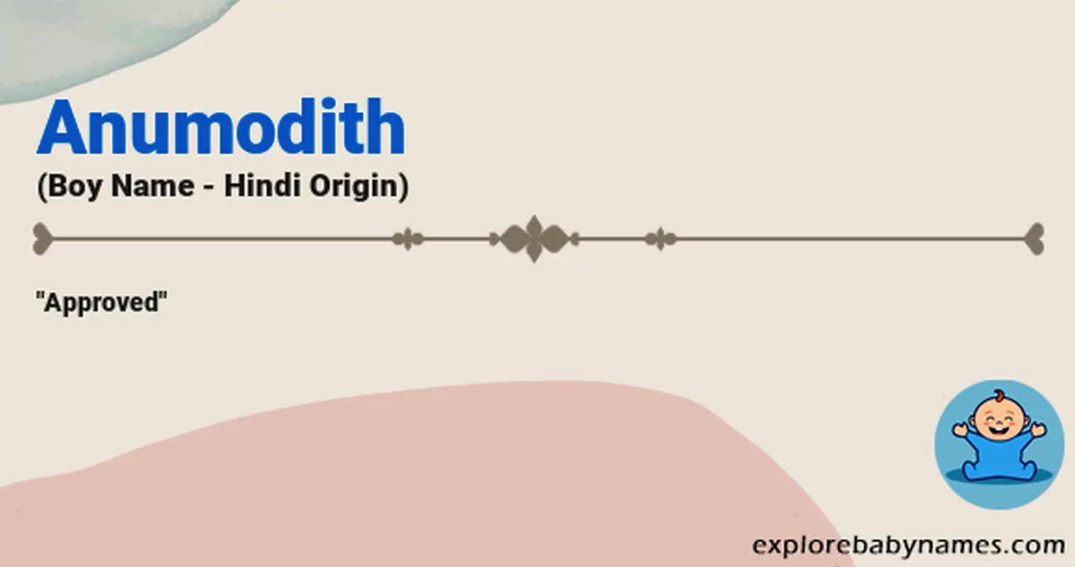 Meaning of Anumodith