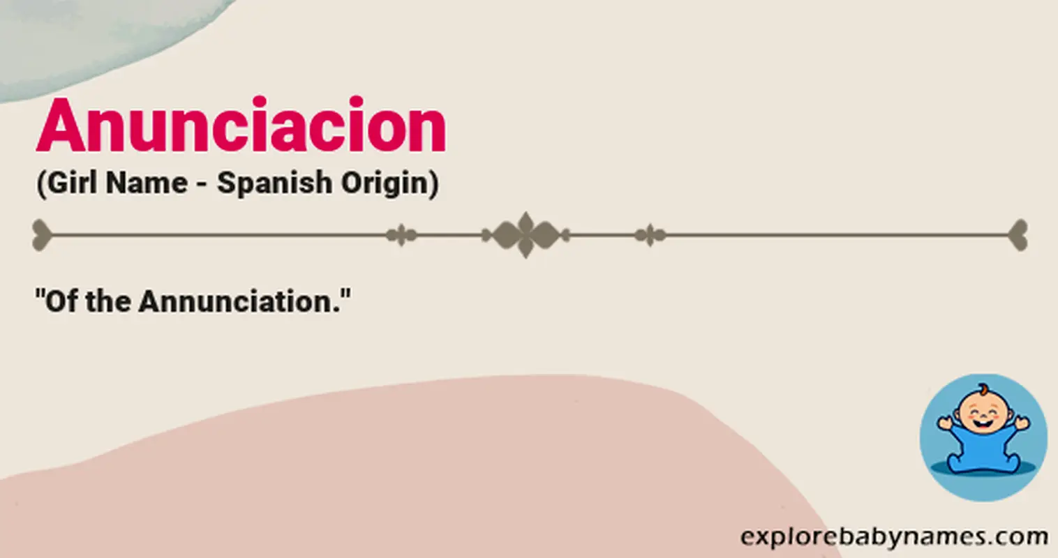 Meaning of Anunciacion