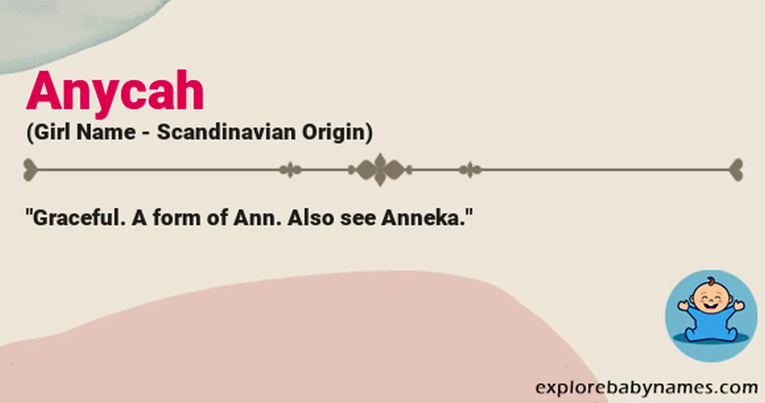 Meaning of Anycah