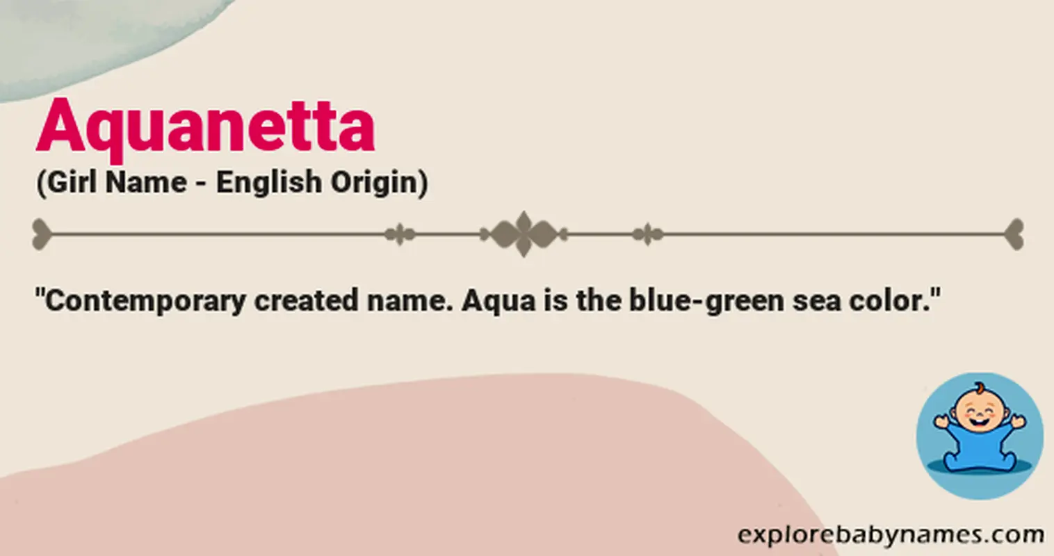 Meaning of Aquanetta