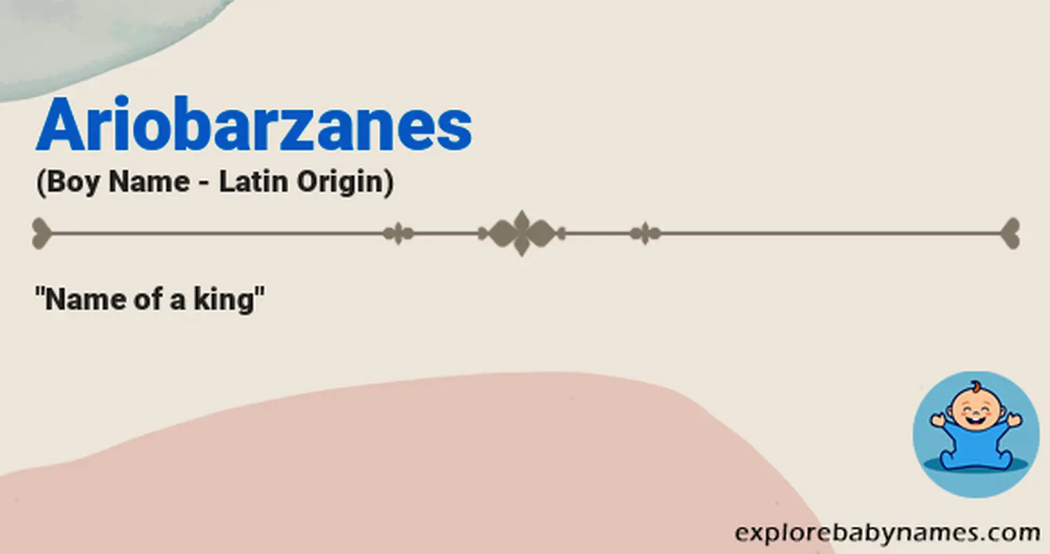 Meaning of Ariobarzanes