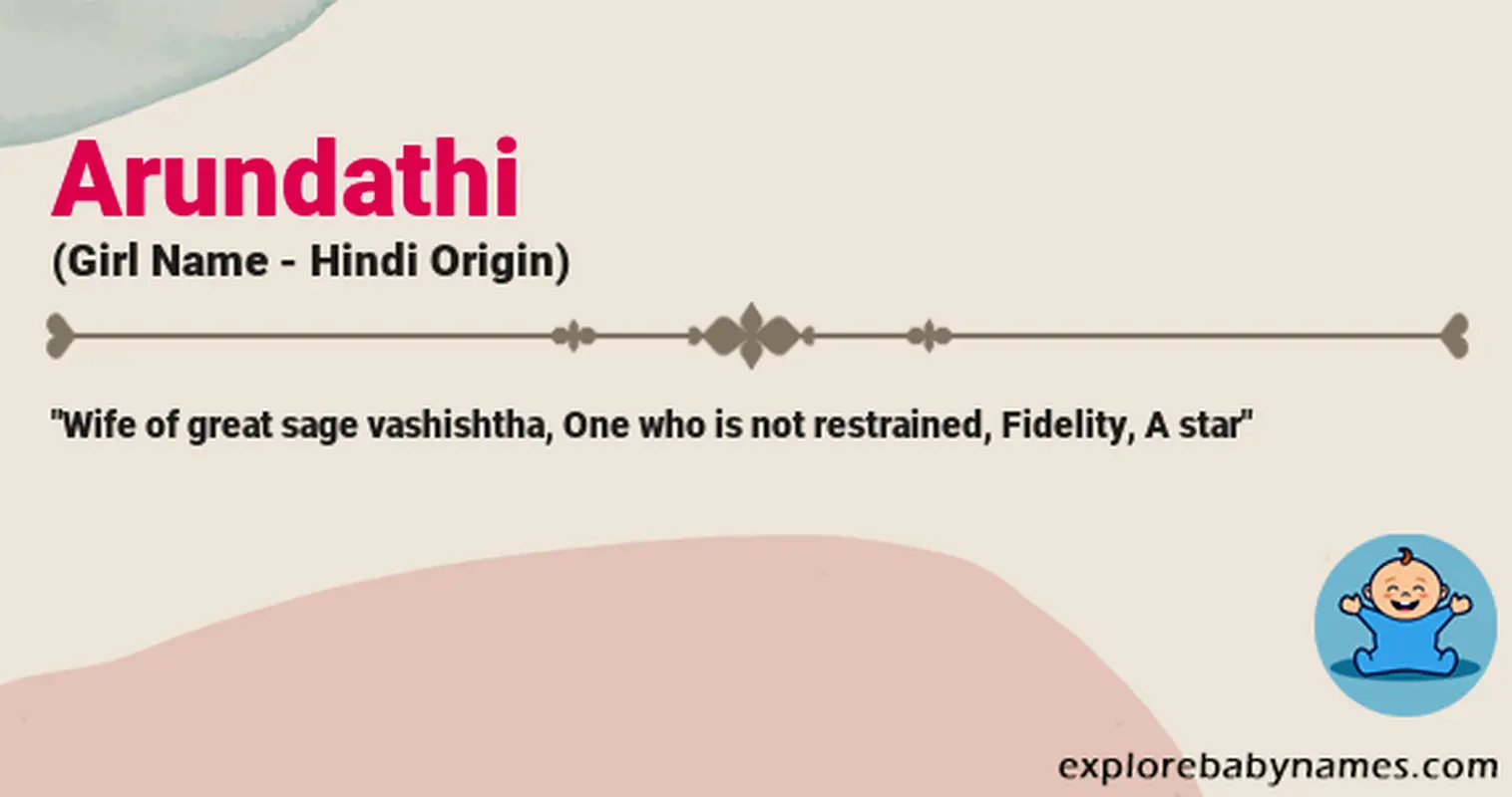 Meaning of Arundathi