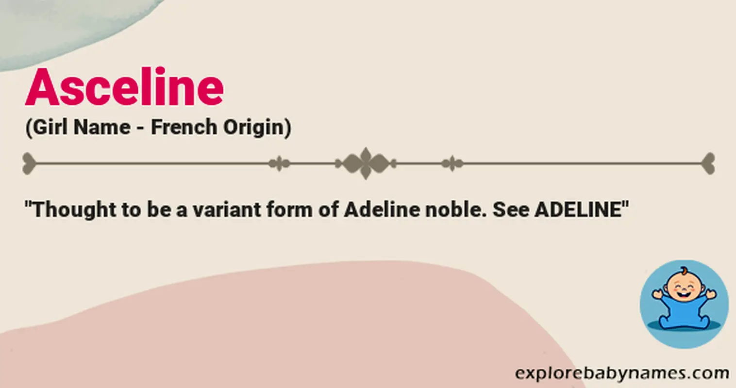 Meaning of Asceline