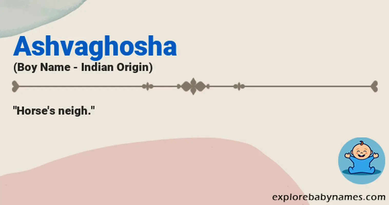 Meaning of Ashvaghosha