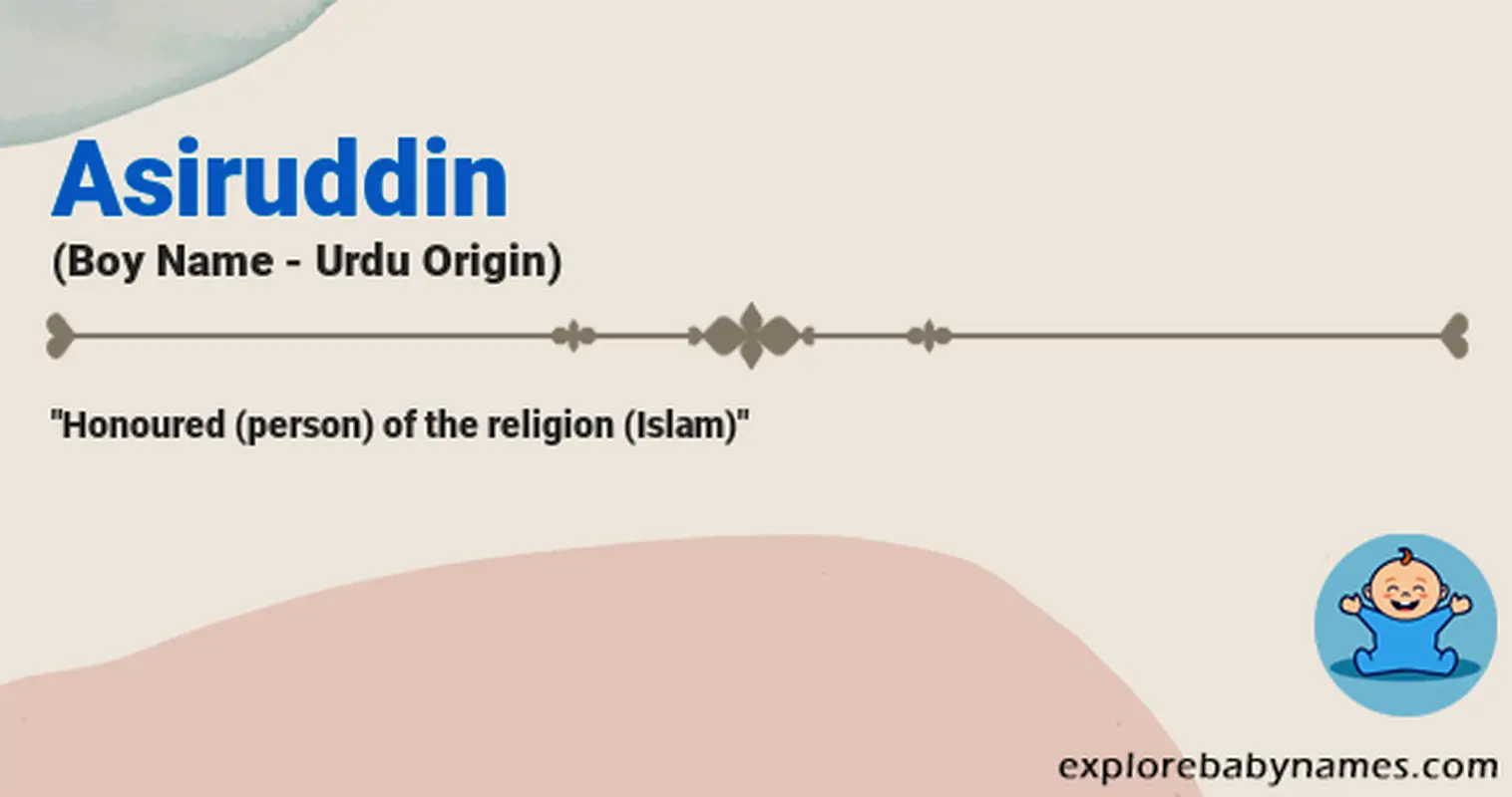 Meaning of Asiruddin