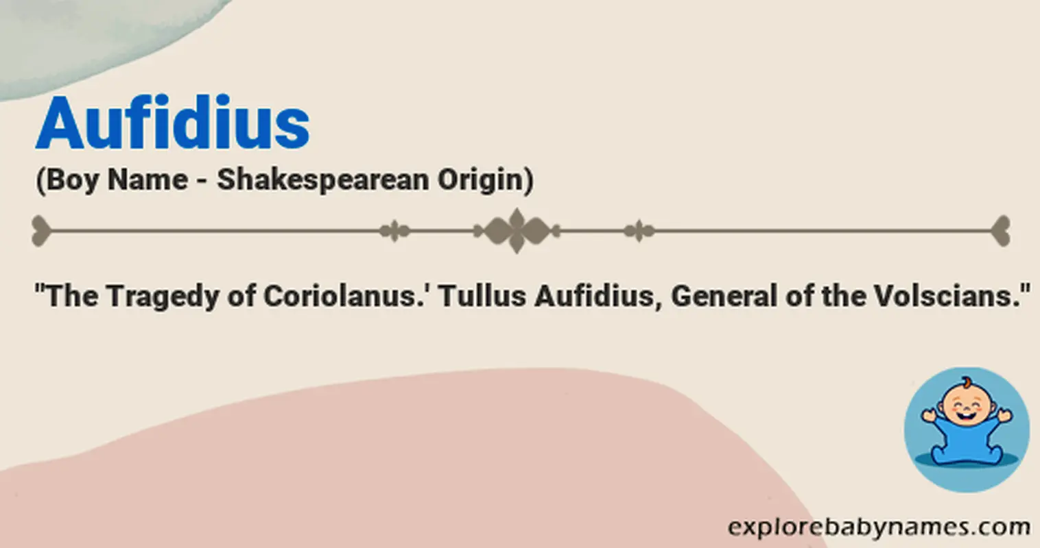 Meaning of Aufidius