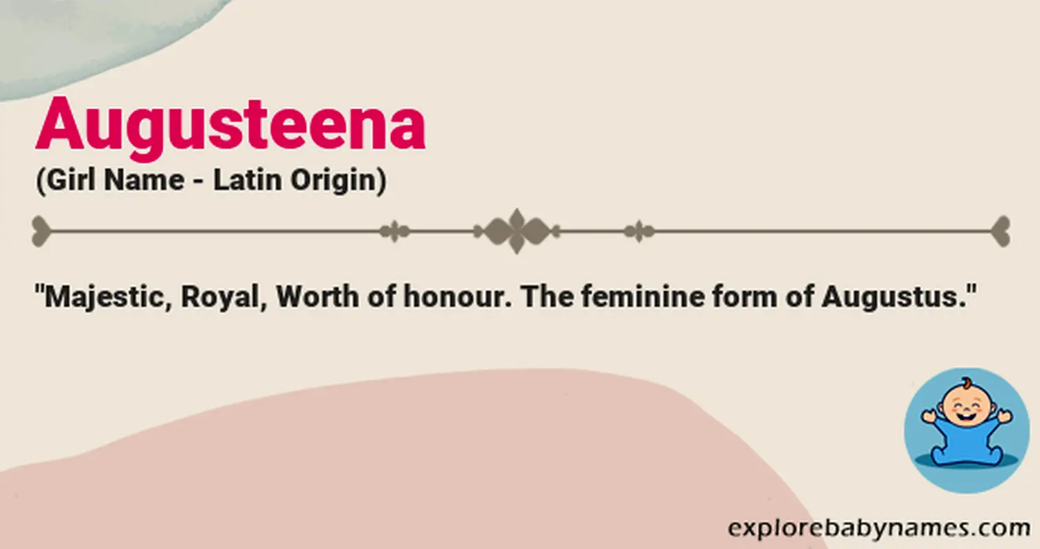 Meaning of Augusteena