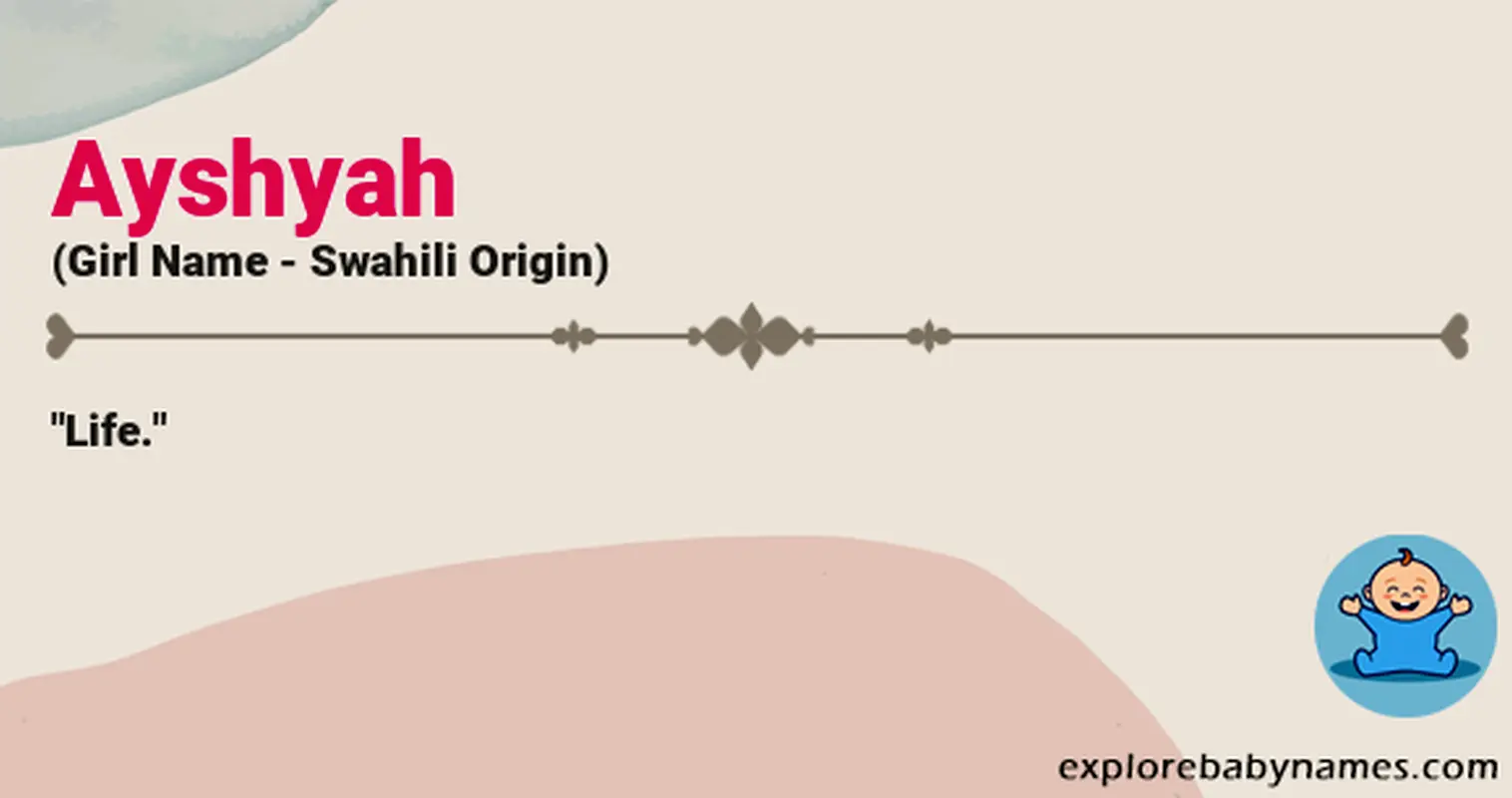 Meaning of Ayshyah
