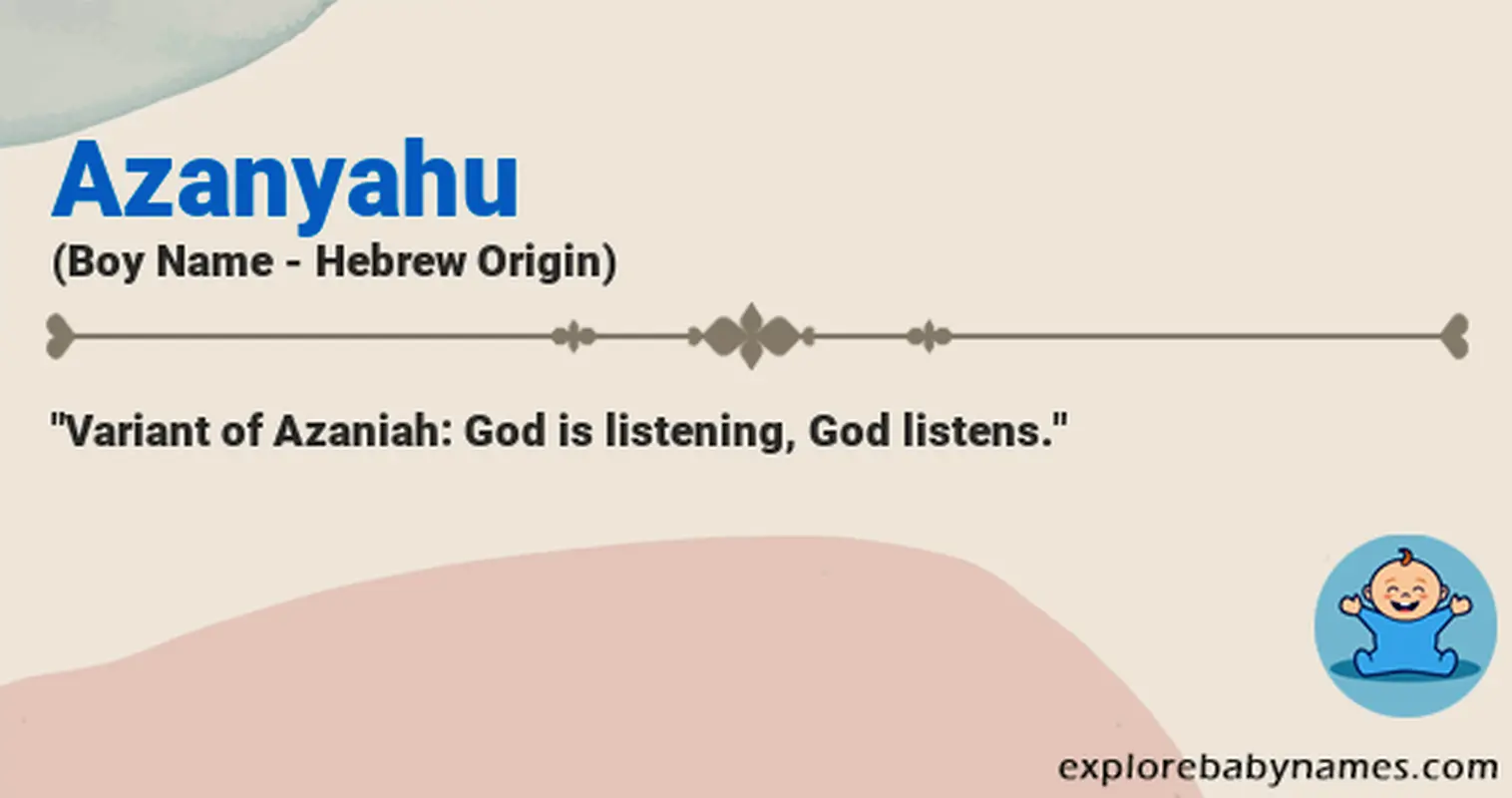 Meaning of Azanyahu